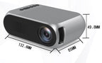 Projector supports HD 1080P mini home pico projector - D&A