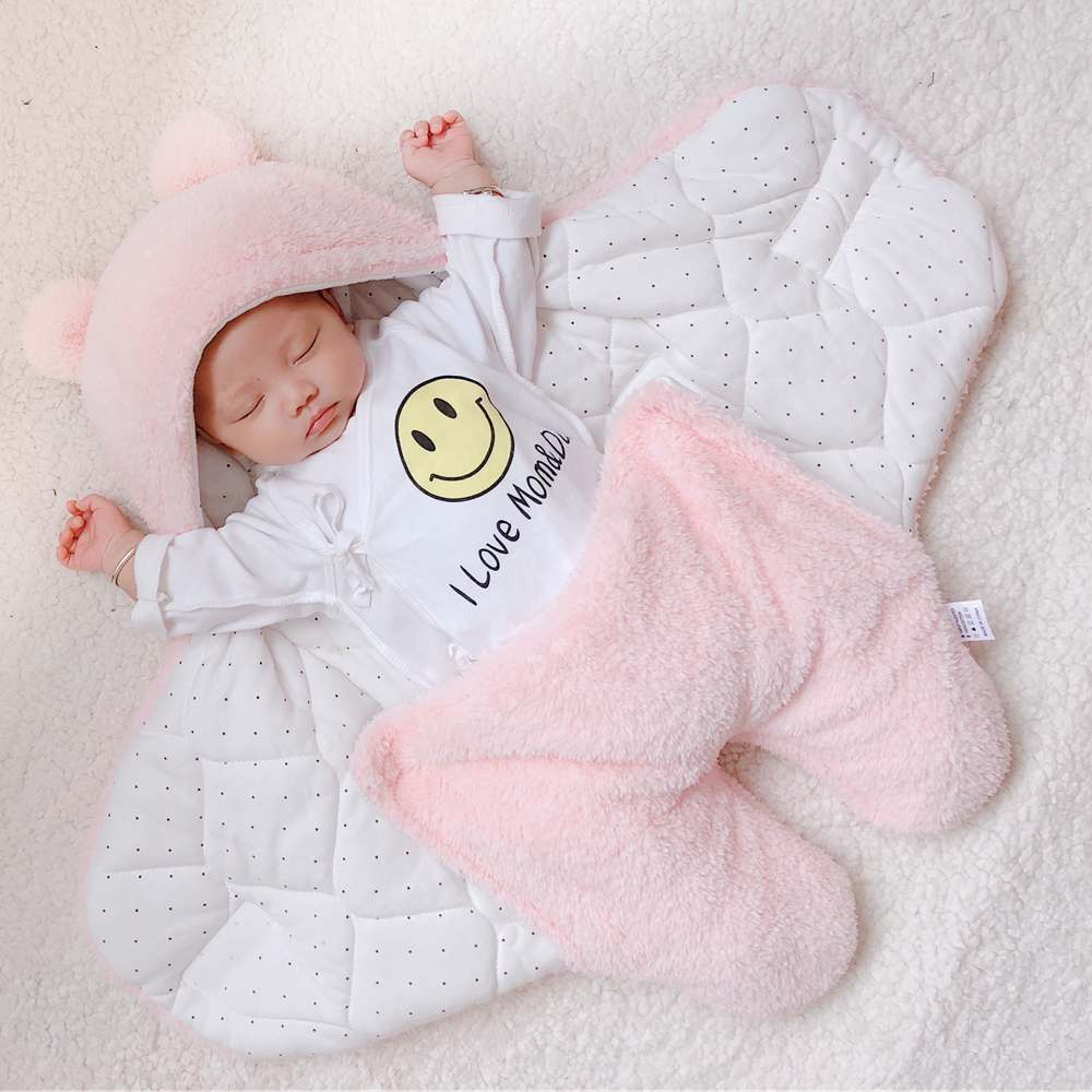 Baby Sleeping Bag Envelope for Newborn Baby Winter Swaddle Blanket - D&A