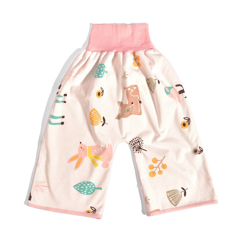 Baby Belly Protection High Waist Diaper Pink Fawn One size - D&A