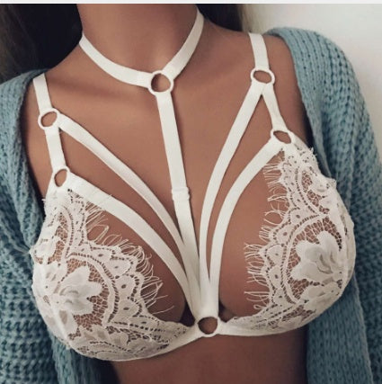 Lace bra lingerie White - D&A