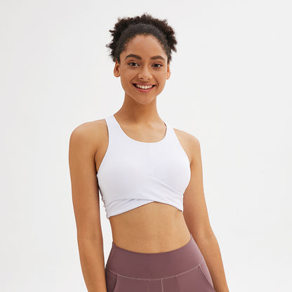 Underwear Beauty Back Bra Back Hollow Sports Bra white - D&A