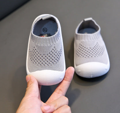 Baby Toddler Shoes Soft Bottom Shoes Gray - D&A