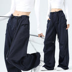 High Waist Women's Workwear Wide Leg Pants - D&A