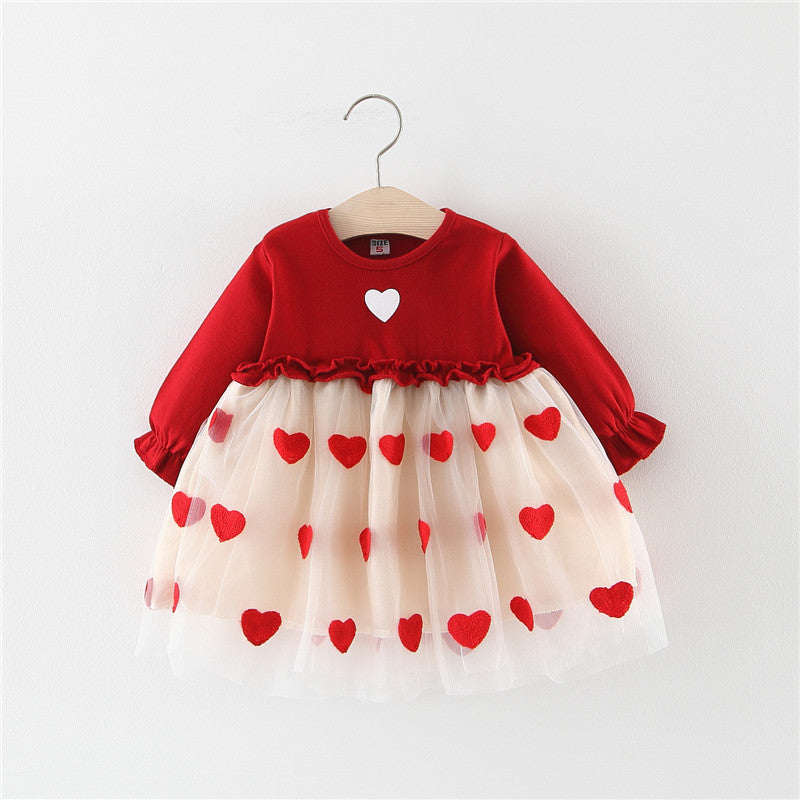 Baby Girl Dress Red - D&A
