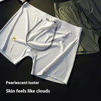 Satin Ice Silk Breathable Single-layer Bottom Crotch Seamless Boxers - D&A