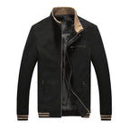 Spring Autumn Men Casual Jacket Coat Men's Fashion Washed Pure Cotton Brand Clothing Jackets Male Coats - D&A