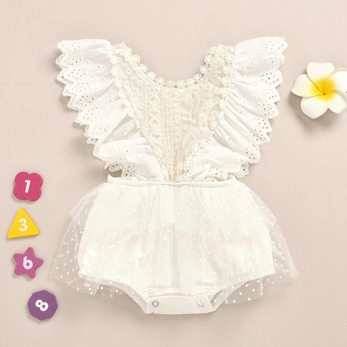 Lace baby jumpsuit - D&A