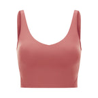 Vest-style sports bra Pink - D&A