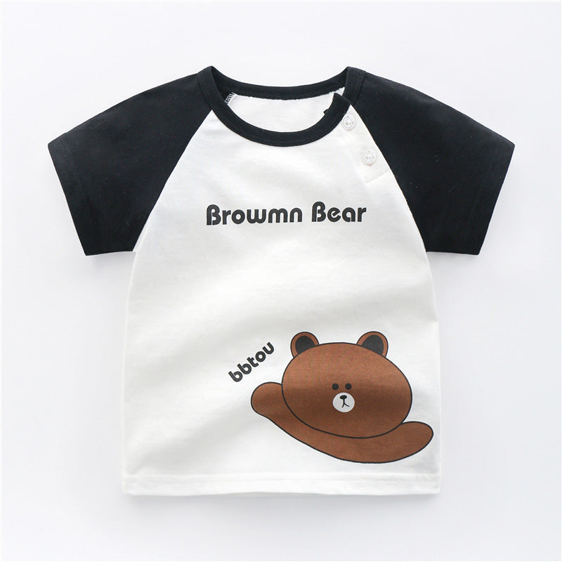 Children's cotton T-shirt 8 Style - D&A