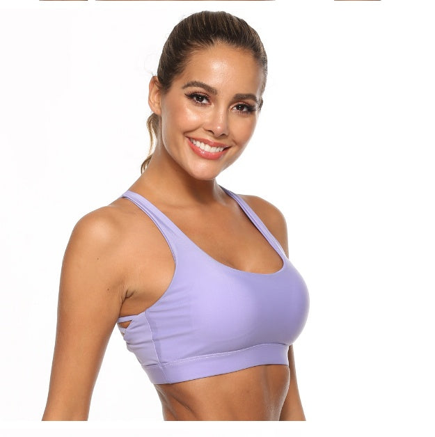 Doris Cross Bra Purper - D&A