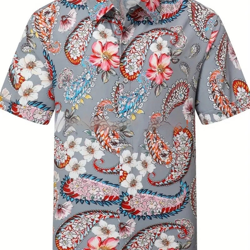 Men's Cardigan Plus Size Short Sleeve - D&A