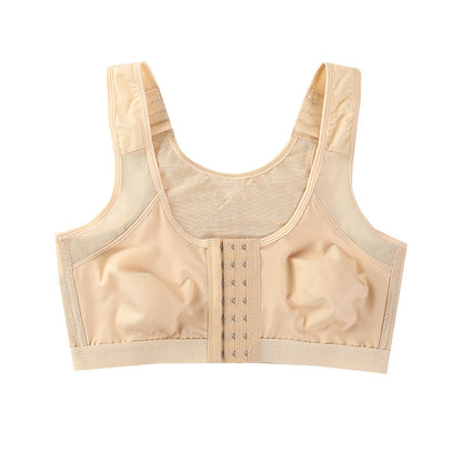 Shock-proof Front Buckle Sports Bra No Underwire Adjustment Bra - D&A