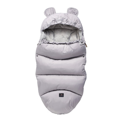 New baby stroller sleeping bag Grey A 100cm - D&A