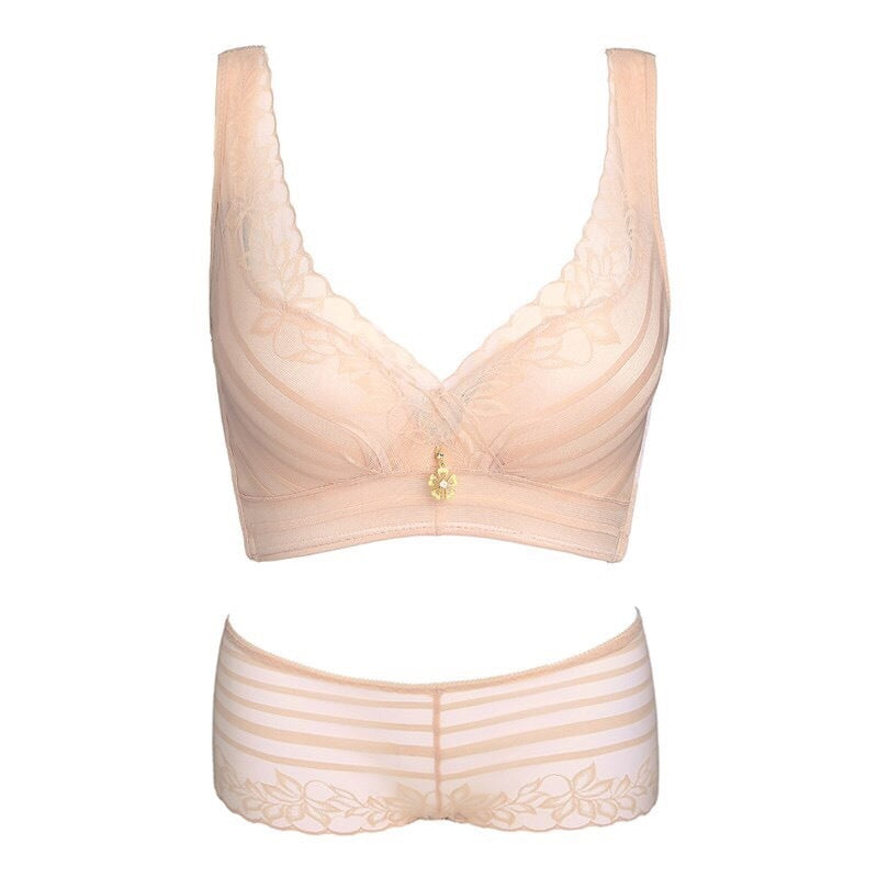 Adjustable lace bra Skin colour 2 - D&A