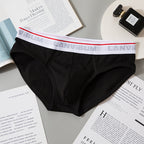 Briefs Men's Modal Mid-waist 5LA642 Black - D&A