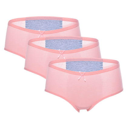 3Pcs Pack Menstrual Panties Women Underwear Red shrimp 3pcs - D&A
