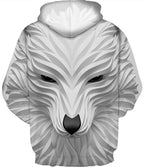 Long Sleeve Hoodies Men Casual Pullovers Hooded Animal 3D Printed Streetwear Boys Sweatshirt Jackets - D&A