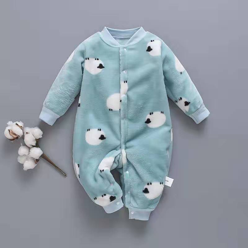 Baby onesies Baby Long Sleeve Romper Sheep green - D&A