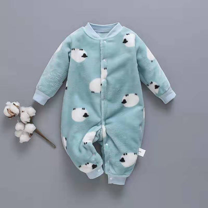 Baby onesies Baby Long Sleeve Romper Sheep green - D&A