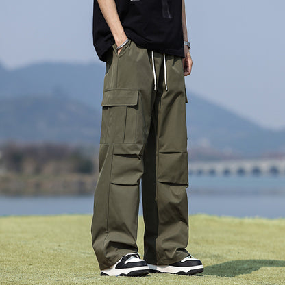 Summer Thin Mountain Outdoor Sports Casual Pants Army Green - D&A