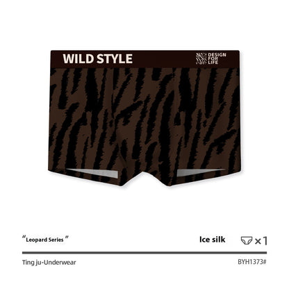 Ice Silk Underwear Leopard Print BYH1373 - D&A