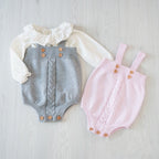 Knitted baby onesies - D&A