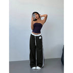 Loose Trendy Digital Printing Design Sense All-matching Long Pants - D&A