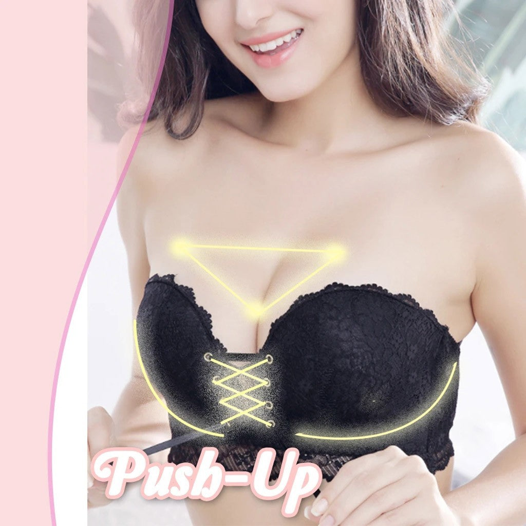 Strapless gathered bra - D&A