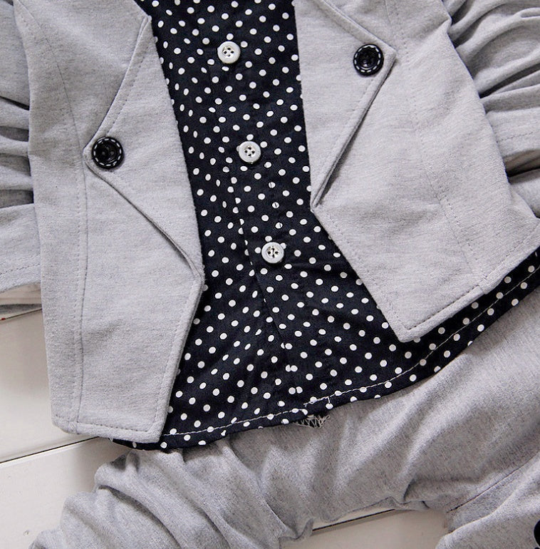 Casual Kids Sport suit Gray - D&A