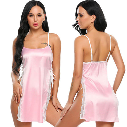 silk sexy lingerie nightdress - D&A