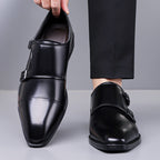 Leather Shoes Men's Business Shoes Oxford - D&A