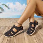 Harajuku Roman Closed Toe Fashion Platform Sandals For Women - D&A