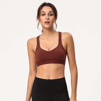 Odessa Racerback Bra Dark red - D&A