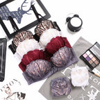 Embroidered shell bra - D&A