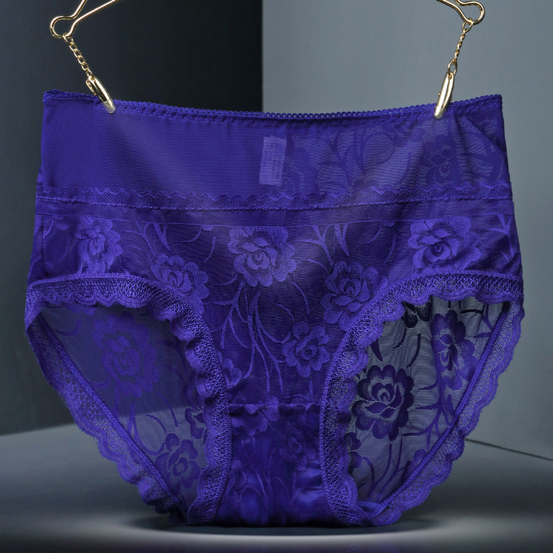 Lace seamless women underwear Dark blue - D&A