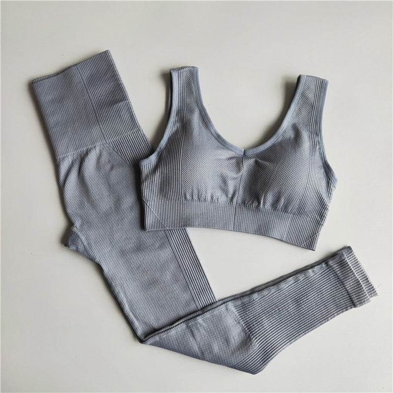 Bra pants yoga set Grey Set - D&A