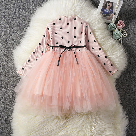 Baby Girls Spring Winter Long Sleeve Tutu Lace Dresses Infantil Newborn 1st Birthday Party Clothes Christening Gown Casual Wear - D&A