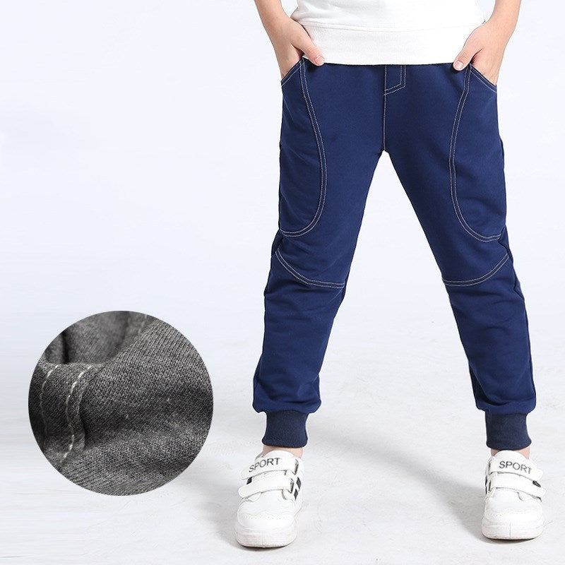Boys' sports trousers Navy Blue - D&A