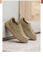 Casual Men's Shoes Lightweight Soft Sole Slip-on Dad Shoes - D&A