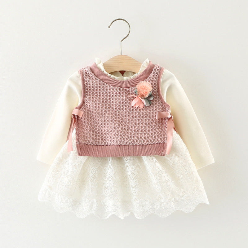 Baby Girl Dress White - D&A