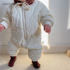Baby Padded Quilted Kumpsuit Outing Clothes - D&A
