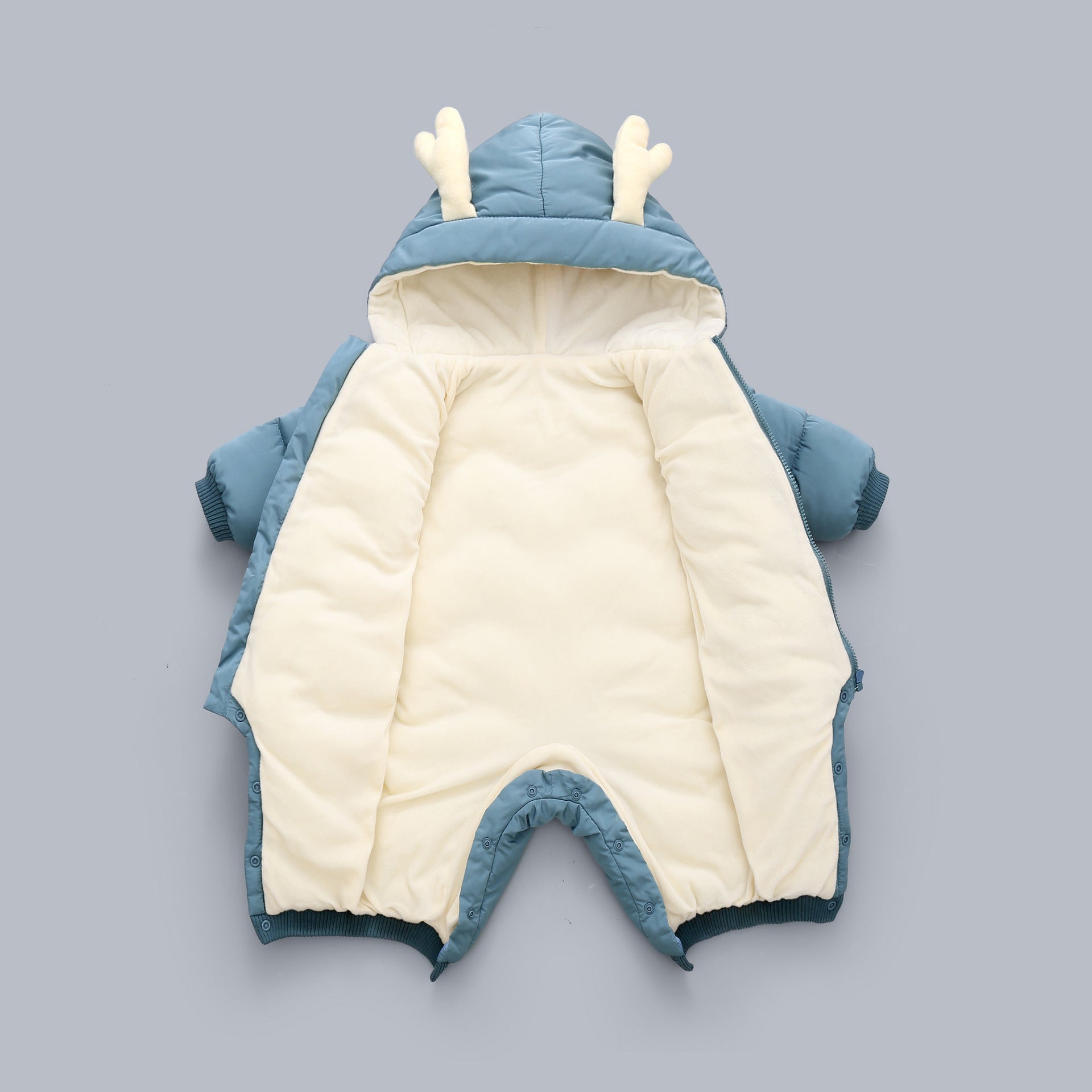 Baby Winter Snowsuit Plus Velvet Thick Baby Boys Jumpsuit 0-3 Years Newborn Romper Girl Clothes Overalls Toddler Coat - D&A