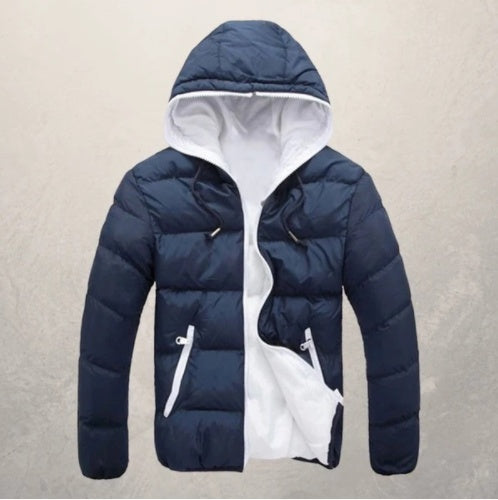 High Quality Candy Color Mens Jackets Navy blue - D&A