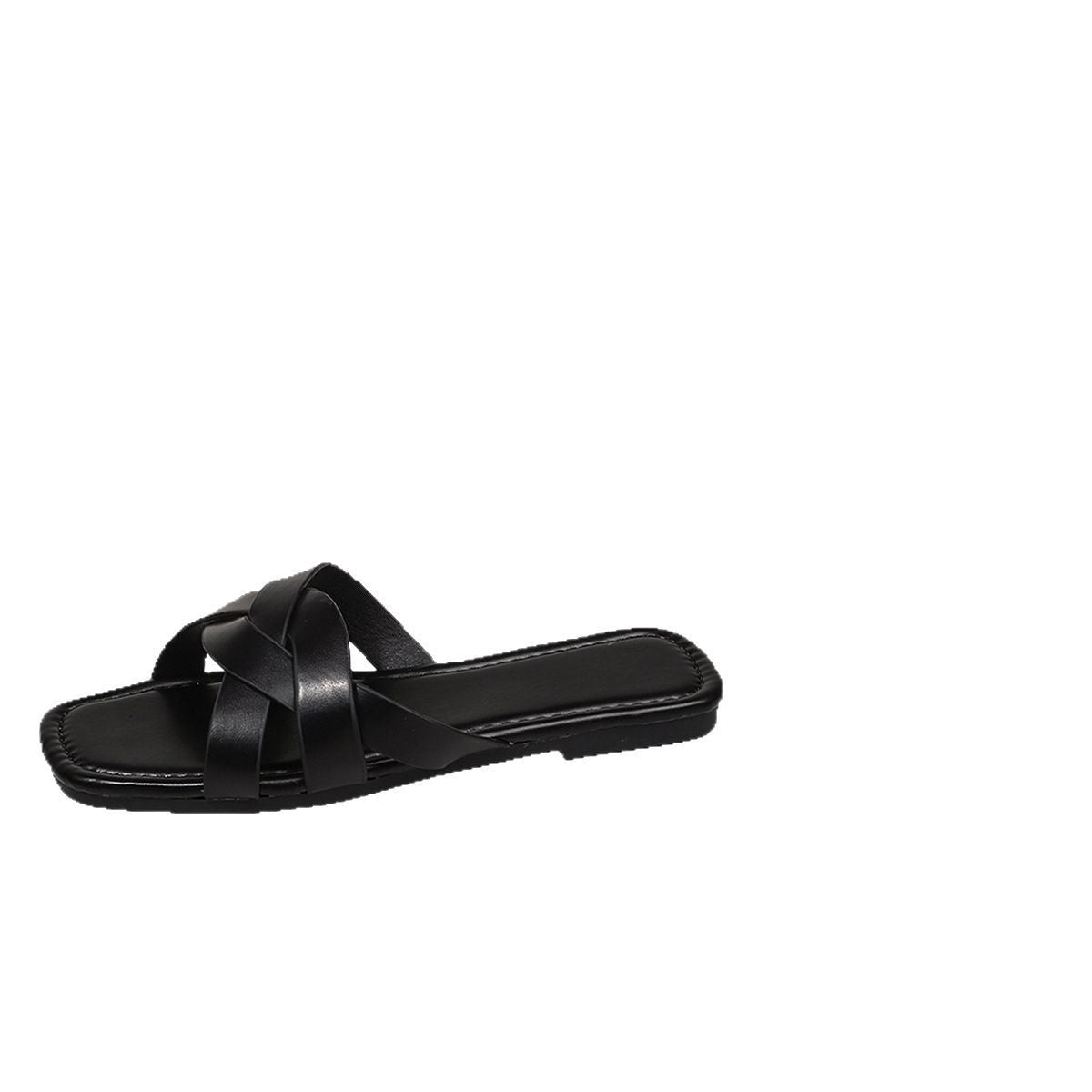 One-word Trawl Red Beach Roman Sandals - D&A