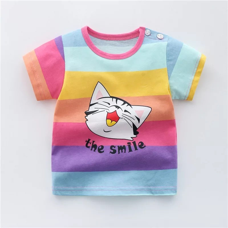 Children's cotton T-shirt 9 Style - D&A