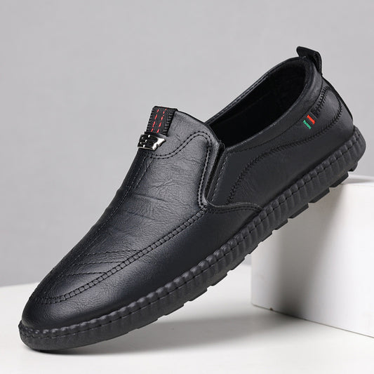 Spring And Summer Versatile Casual Middle-aged Men's Leather Shoes - D&A