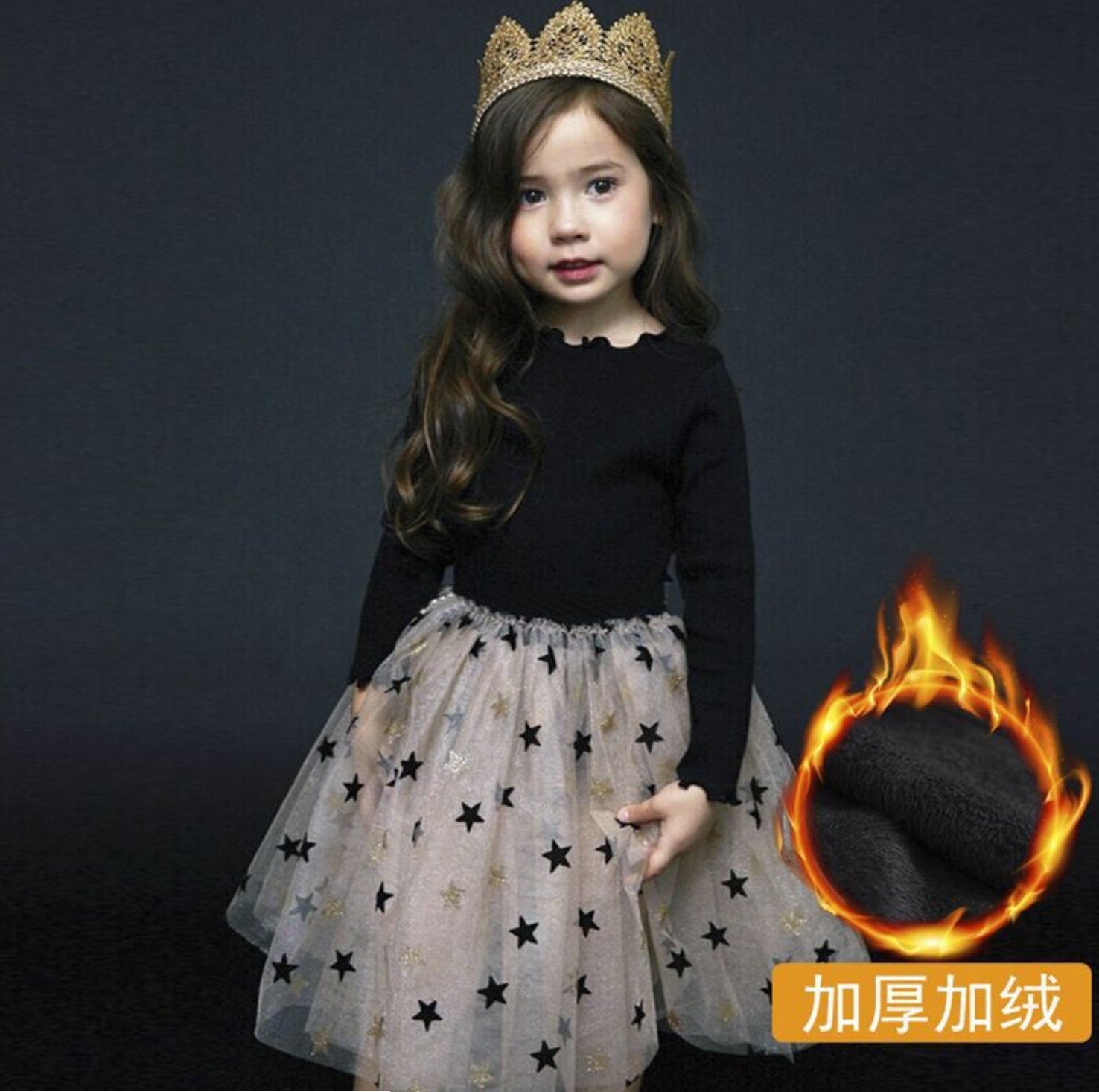 Christmas dress Black Felt 2 - D&A