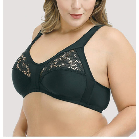 Stitching lace bra - D&A