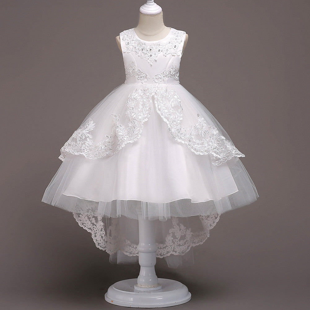 Children's dresses princess dresses White - D&A