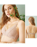 Corel Lace Thin Bra Without Steel Ring Bra - D&A